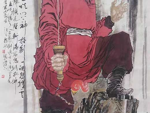 董安林钟馗国画