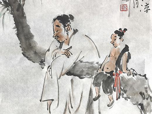 發(fā)呆無(wú)需理由（個(gè)人主頁(yè)-ZNTQzNTk2MTY=） - 繪畫 - 站酷設(shè)計(jì)師雪彬插畫原創(chuàng)素材 - 站酷ZCOOL