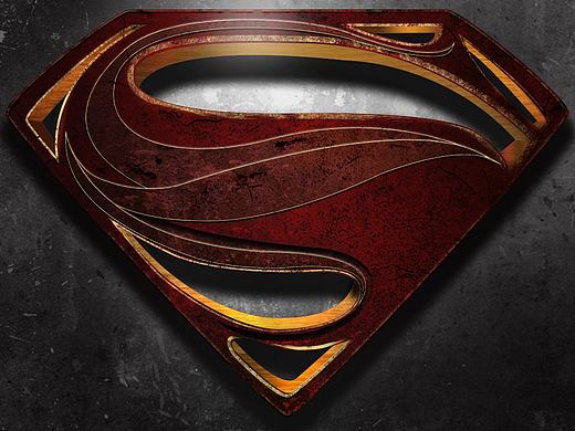 超人控！PS钢笔画超人标志