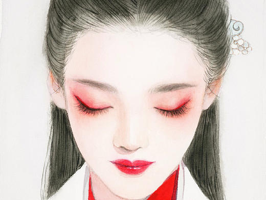 水彩古风人物（视频教学）