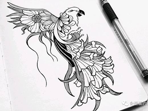 近期线描作品