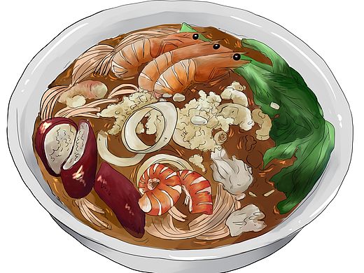 漳洲美食插画