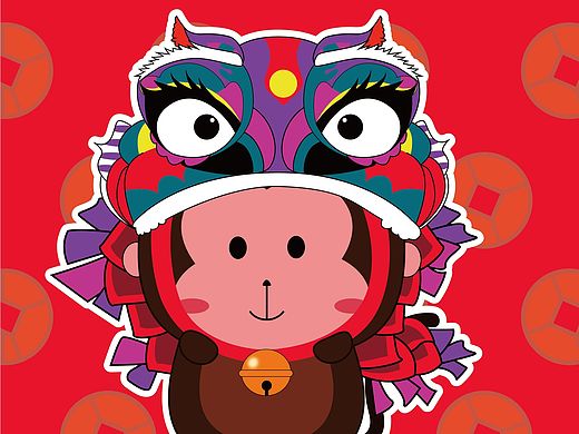 2016招财进宝（个人主页-ZMTUxOTM2ODA=） - 图案 - 站酷设计师颖儿YY原创素材 - 站酷ZCOOL