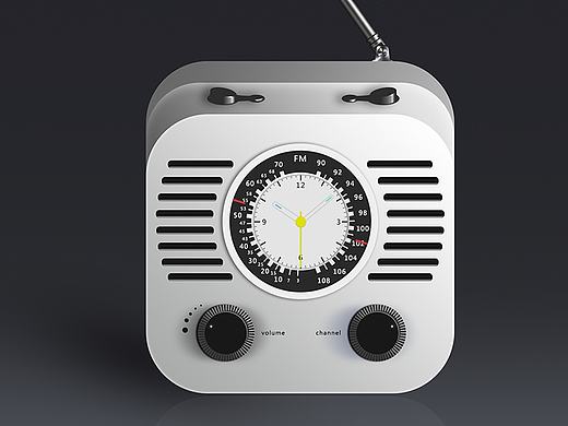 旧收音机（个人主页-ZMTkwNDg0ODg=） - 图案 - 站酷设计师一个外卖大叔原创素材 - 站酷ZCOOL