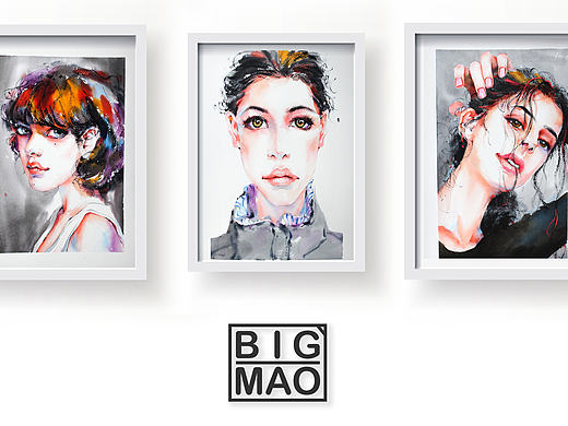 人物合集（个人主页-ZMTg1NDg2NTI=） - 商业插画 - 站酷设计师大猫爱看鱼原创素材 - 站酷ZCOOL