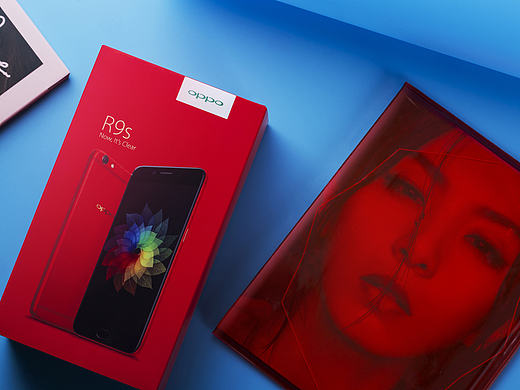 OPPO R9s田馥甄荡漾红联名款&大陆首发  