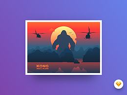 金刚骷髅岛（sketch）