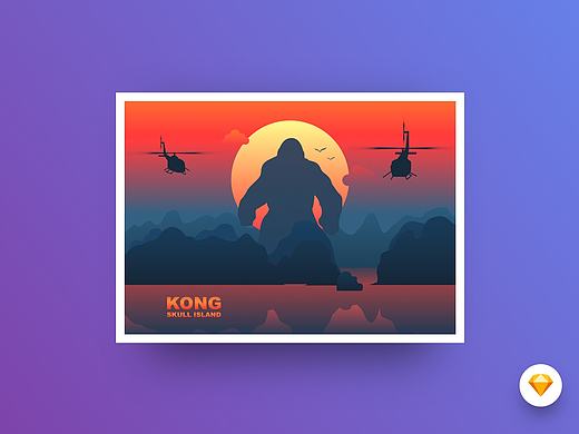 金刚骷髅岛(sketch)