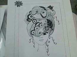 手绘装饰画