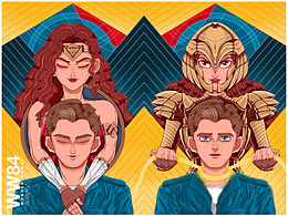 神奇女侠电影海报设计（3P）