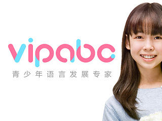 VIPABC 青少年英语logo设计