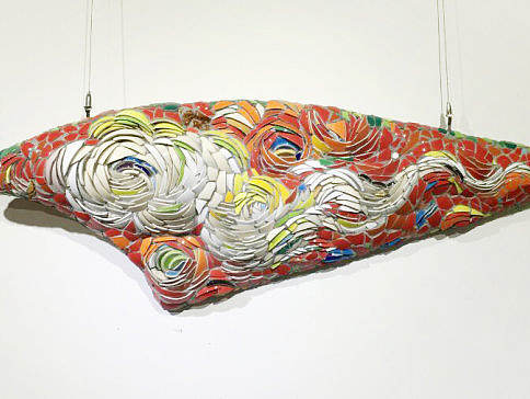 嵌瓷 《祥云》 陈旭南异嵌瓷作品