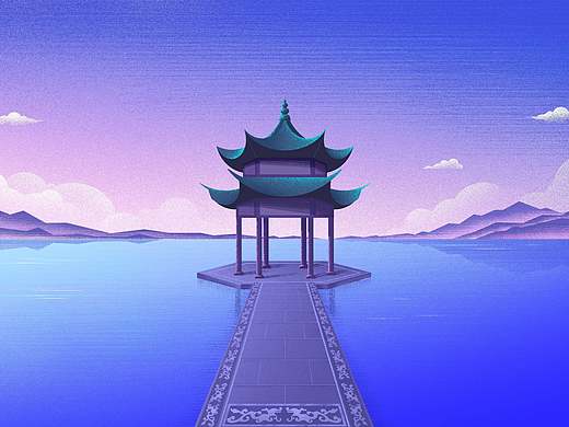 西湖-1（个人主页-ZMjEyOTc1NzI=） - 创作习作 - 站酷设计师唐庆宝原创素材 - 站酷ZCOOL