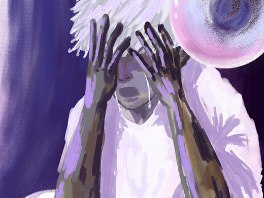 梦碎了,心如空洞.