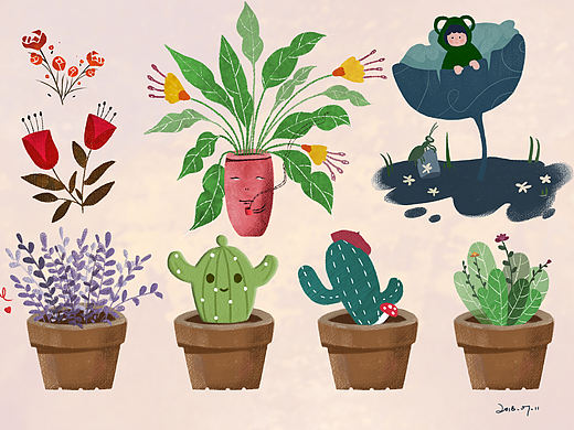 插画啊（个人主页-ZMjg5NTAwNDA=） - 创作习作 - 站酷设计师阿彤沐原创素材 - 站酷ZCOOL