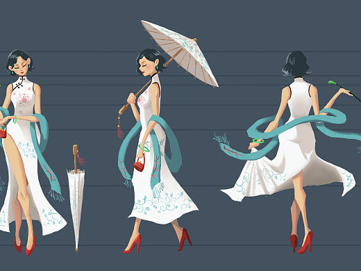 人设作业，爱玲