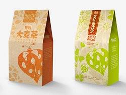 瓢虫茶包装设计（大麦茶、玄米茶）