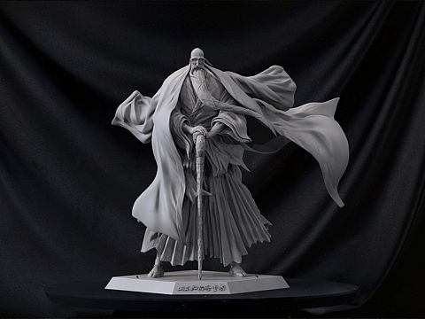 手办GK雕像《山本元柳斎重国》（个人主页-ZNDgwNTg5MDA=） - 产品 - 站酷设计师建模狂人JimGrey原创素材 - 站酷ZCOOL