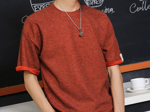 男T恤基地模特半身拍摄 店主风自拍风男淘宝服装拍照网拍 男装模特拍照