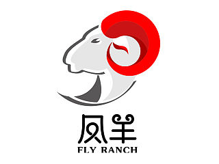 凤羊牧场 logo设计思路  （以商用，请勿盗用）