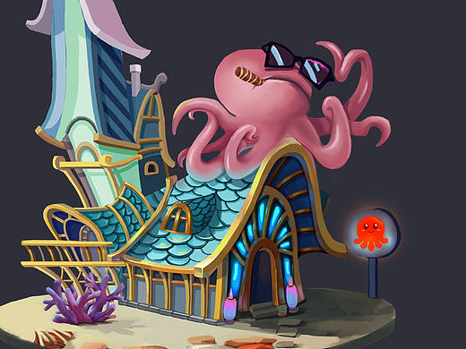 单体建筑-章鱼屋