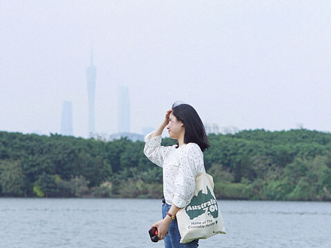 #人像练习 去春天的公园