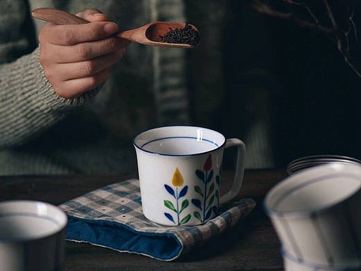 日式茶杯拍摄
