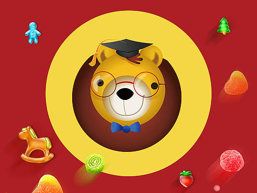 熊博士品牌卡通形象