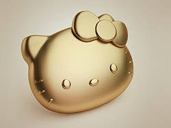 【icon临摹】土豪金kitty猫