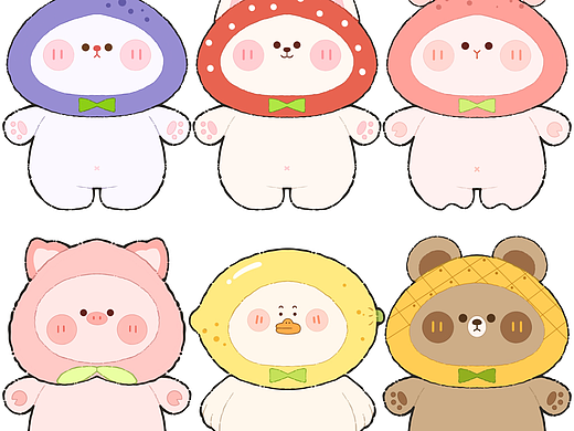 水果嘟嘟（个人主页-ZNjIxMTk0NjA=） - IP形象 - 站酷设计师萌太郎文创原创素材 - 站酷ZCOOL