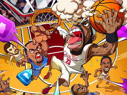 NBA卡通~