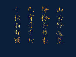 没事儿临摹的瘦金体