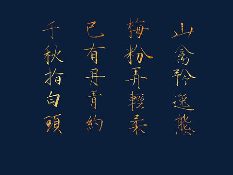 没事儿临摹的瘦金体