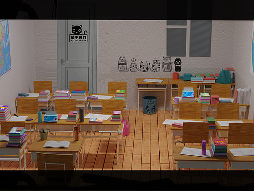 记忆中的高考教室