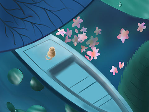 水波摇曳