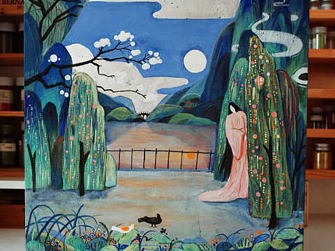 巖彩50《黃粱一夢(mèng)》（個(gè)人主頁-ZNTk0ODIyNjg=） - 繪畫 - 站酷設(shè)計(jì)師IamJOJO原創(chuàng)素材 - 站酷ZCOOL