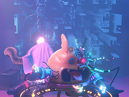 赛博朋克，昆明地铁吉祥物。。。。