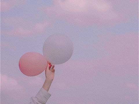 油画天空