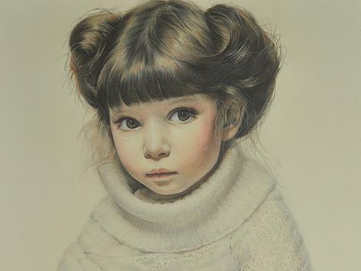 毛衣小女孩（个人主页-ZMjIzOTY2NjA=） - 绘画 - 站酷设计师刘道锐原创素材 - 站酷ZCOOL