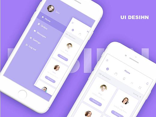 美容行业 预约APP 概念设计