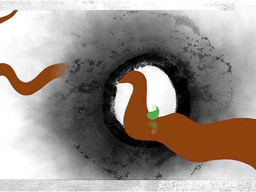 《岳阳楼记》（个人主页-ZNTc3NzQxMjA=） - 艺术插画 - 站酷设计师Dreamer千原创素材 - 站酷ZCOOL