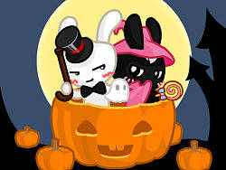 原创【黑妮兔·万圣节2款输入法&壁纸】Trick or Treat！不给就捣蛋啦~