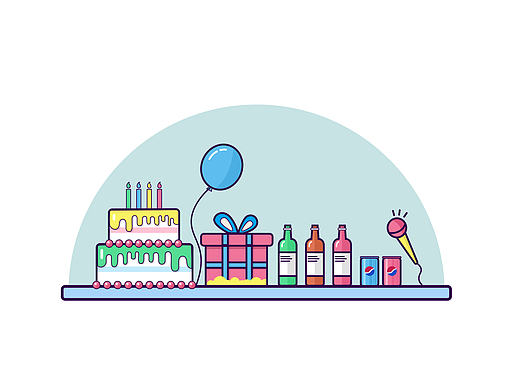 简单的MBE风格小清新壁纸