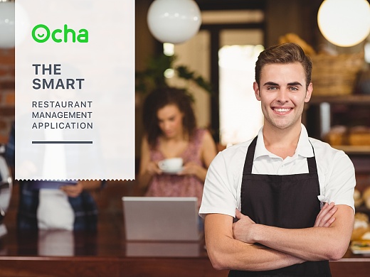 Ocha Logo Design - The Smart Restaurant Management
