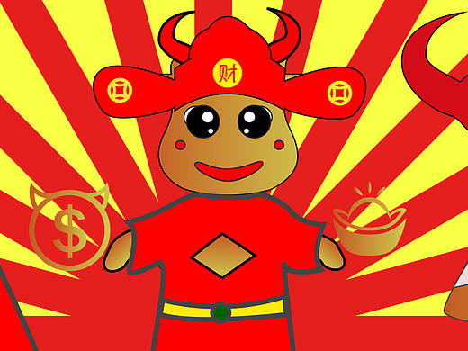 三只牛牛（个人主页-ZMTcxMTQ4MzY=） - IP形象 - 站酷设计师太阳半成品原创素材 - 站酷ZCOOL
