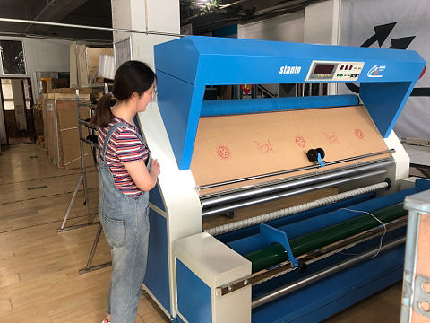 自动验布机，卷边机，服装面料，纺织面料面料包装