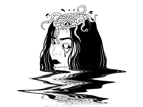 •插画习作•脑内暴徒•