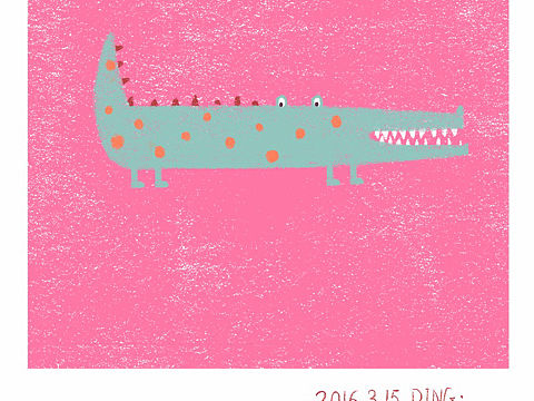 插画每日一图ps电脑手绘小动物9