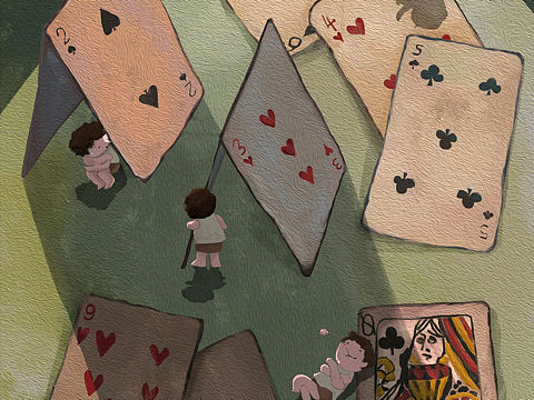 人生是一场没有重开的游戏（个人主页-ZNTk3ODg1NDg=） - 儿童插画 - 站酷设计师红氮气原创素材 - 站酷ZCOOL