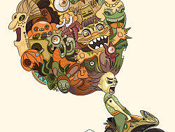 I FEEL VERY GOOD 系列（个人主页-ZNDg5NTky） - 新锐潮流插画 - 站酷设计师加U猫原创素材 - 站酷ZCOOL